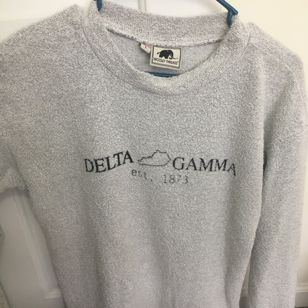 Delta Gamma wooly threads sweatshirt